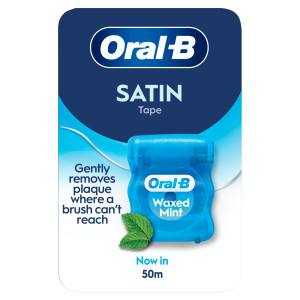 Οδοντικό Νήμα Satin Tape Κηρωμένο 1 Τεμάχιο