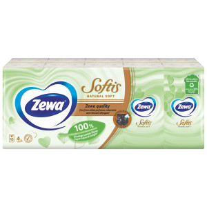 Χαρτομάντηλα Τσέπης Softis Natural Soft 10 Τεμάχια
