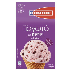 Μείγμα Παγωτού Κεφίρ & Cranberries 280g
