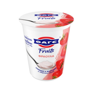 Επιδόρπιο Στραγγιστού Γιαουρτιού Fruits Φράουλα 380g