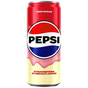 Αναψυκτικό Cola Strawberry Cream Zero Κουτί 330ml