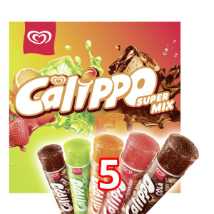 Παγωτό Γρανίτα Calippo Super Mix 5x105g