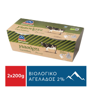 Γιαούρτι Αγελάδος Βιολογικό 2x200g