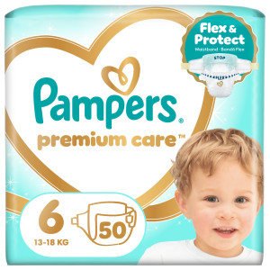 Πάνες Μωρού Premium Care Νο6 50 Τεμάχια