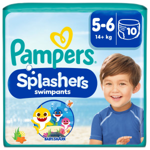 Πάνες βρακάκι Μαγιό Μωρού Splashers Νο5-6 14kg+ 10 Τεμάχια