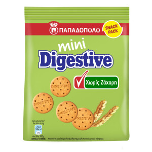 Μπισκότα Mini Digestive Χωρίς Ζάχαρη 70g