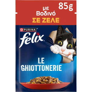 Γατοτροφή AGAIL Βοδινό σε Ζελέ 85g