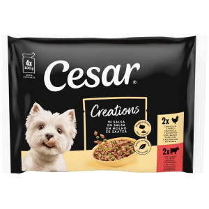 Σκυλοτροφή Creations Multipack 4x100g