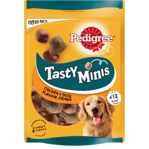 Σνακ Σκύλων Tasty Minis Κοτόπουλο Πάπια 130g
