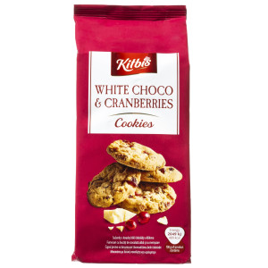 Μπισκότα Cookies Λευκή Σοκολάτα και Κράνμπερι 200gr