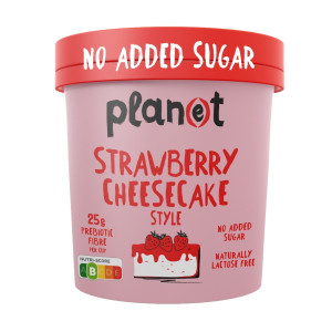Παγωτό Strawberry Cheesecake 0% Ζάχαρη 250g