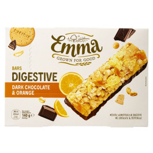Μπάρες Δημητριακών Digestive Σοκολάτα Πορτοκάλι 5x28g