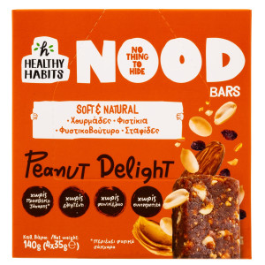 Μπάρες Peanut Delight Nood Bars 4x35g