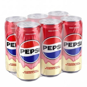 Αναψυκτικό Cola Strawberry Cream Zero Κουτί 6x330ml