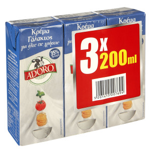 Κρέμα Γάλακτος 35% 3x200ml