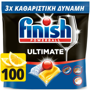 Κάψουλες Πλυντηρίου Πιάτων Ultimate Allin1 Lemon 100 Τεμάχια