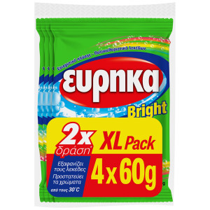 Ενισχυτικό Πλύσης Bright Σκόνη 4x60g