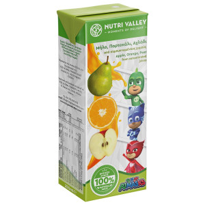 Φυσικός Χυμός Pj Masks Μήλο Πορτοκάλι Αχλάδι 250ml