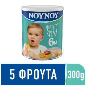 Φρουτόκρεμα 5 Φρούτα 300g