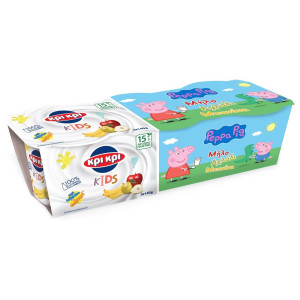 Επιδόρπιο Γιαουρτιού Peppa Pig 3 Φρούτα 3x140g