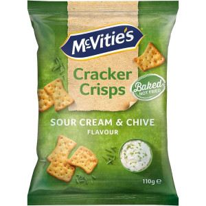 Cracker Crisps Sour Cream Chive 110g