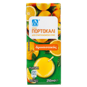 Χυμός Φυσικός Πορτοκάλι 250ml