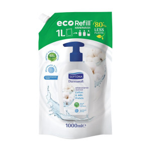 Κρεμοσάπουνο Dermasoft Cotton Milk Protein 1lt