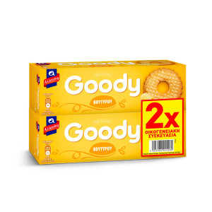 Μπισκότα Goody Βουτύρου 2x175g
