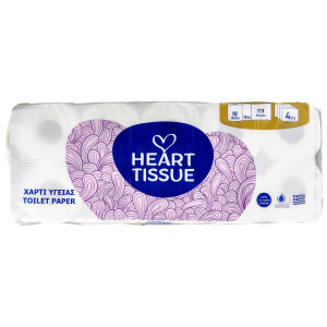 Χαρτί Υγείας 4 Φύλλα 10 Ρολά 1.12kg