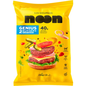 Noon Genius Φυτικό Burger Vegan 230g