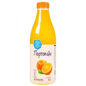 Φυσικός Χυμός Πορτοκάλι 1lt