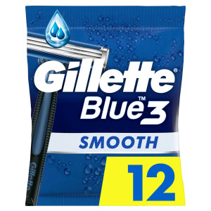 Ξυραφάκια Blue 3 Smooth 12 Τεμάχια
