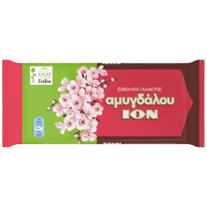 Σοκολάτα Γάλακτος Αμυγδάλου με Στέβια 60g