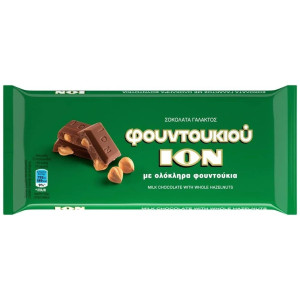 Σοκολάτα Γάλακτος Ολόκληρα Φουντούκια 100g
