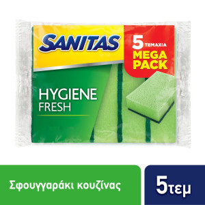 Σφουγγαράκια Κουζίνας Hygiene Fresh 5 Τεμάχια