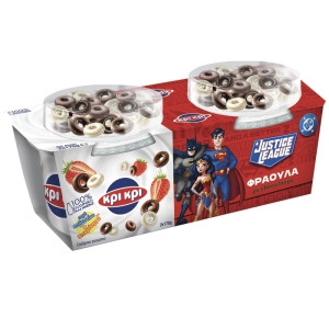 Επιδόρπιο Γιαουρτιού Φράουλα Choco Loops 2x170g