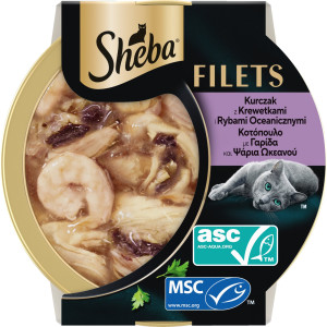 Γατοτροφή Filets Κοτόπουλο με Γαρίδες και Ψάρια 60g