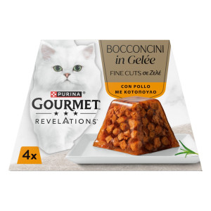 Γατοτροφή Revelations Fine Cuts Κοτόπουλο σε Ζελέ 4x57g