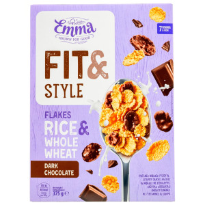 Δημητριακά Fit & Style Μαύρη Σοκολάτα 375g