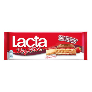 Σοκολάτα Big Time Cheesecake Φράουλα 300gr
