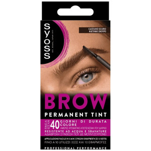 Βαφή Φρυδιών Brow Tint Καστανό Σκούρο 1 Τεμάχιο