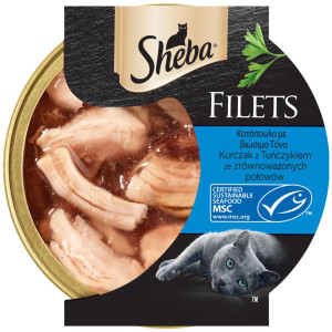 Γατοτροφή Filets Κοτόπουλο Τόνος 60g