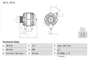 1.1, 1.0 i HYUNDAI ATOS Lichtmaschine