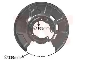 Bremsscheibenschutz BMW 3 E92 VAN WEZEL