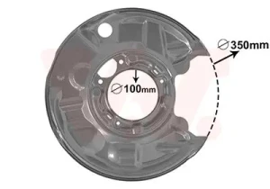 Bremsscheibenschutz MERCEDES-BENZ CLC VAN WEZEL
