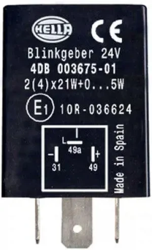 4DB 003 675-011 HELLA Relais de clignotant