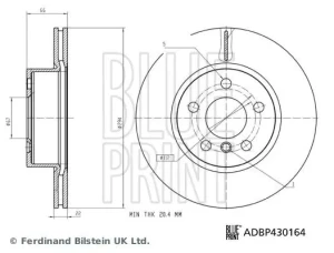 Disque de frein BMW 3 G21 BLUE PRINT