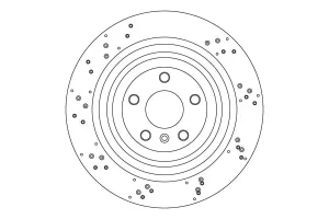 Disque de frein MERCEDES-BENZ M W166 TRW