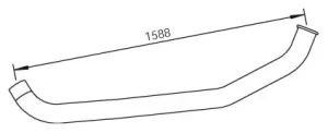 47693 DINEX Tuyau d'échappement