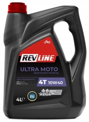 5901797947231 REVLINE Ultra moto 4t 10w-40 4l huile moteur